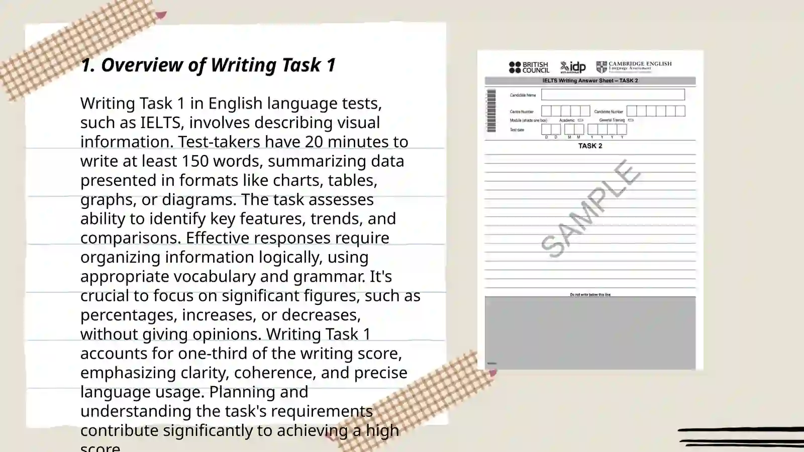 Introduction in Writing task 1 3
