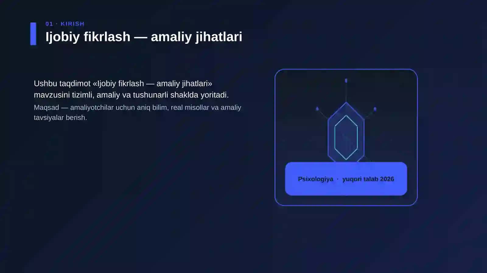 Ijobiy fikrlash — amaliy jihatlari 3