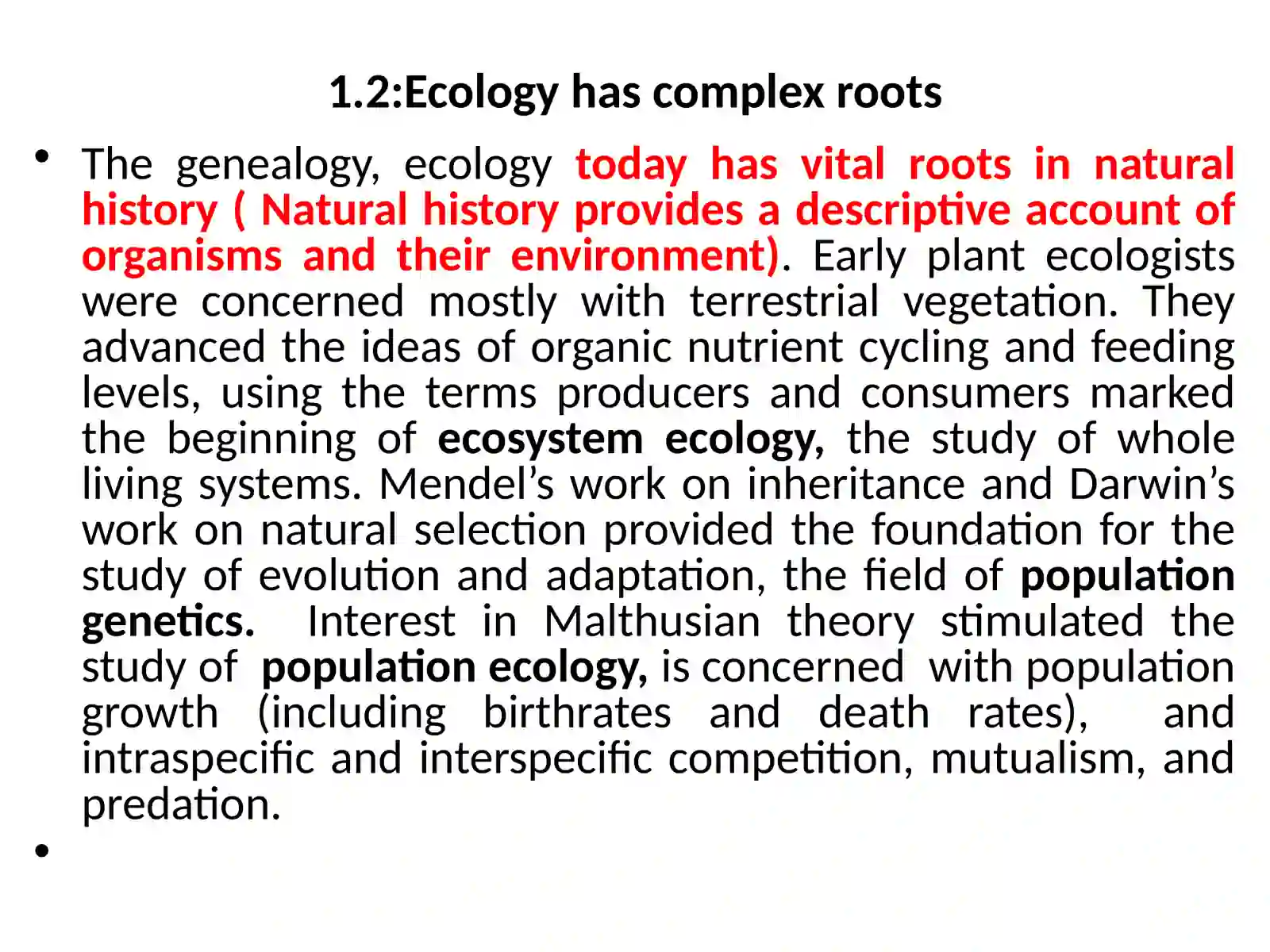 Ecology 3