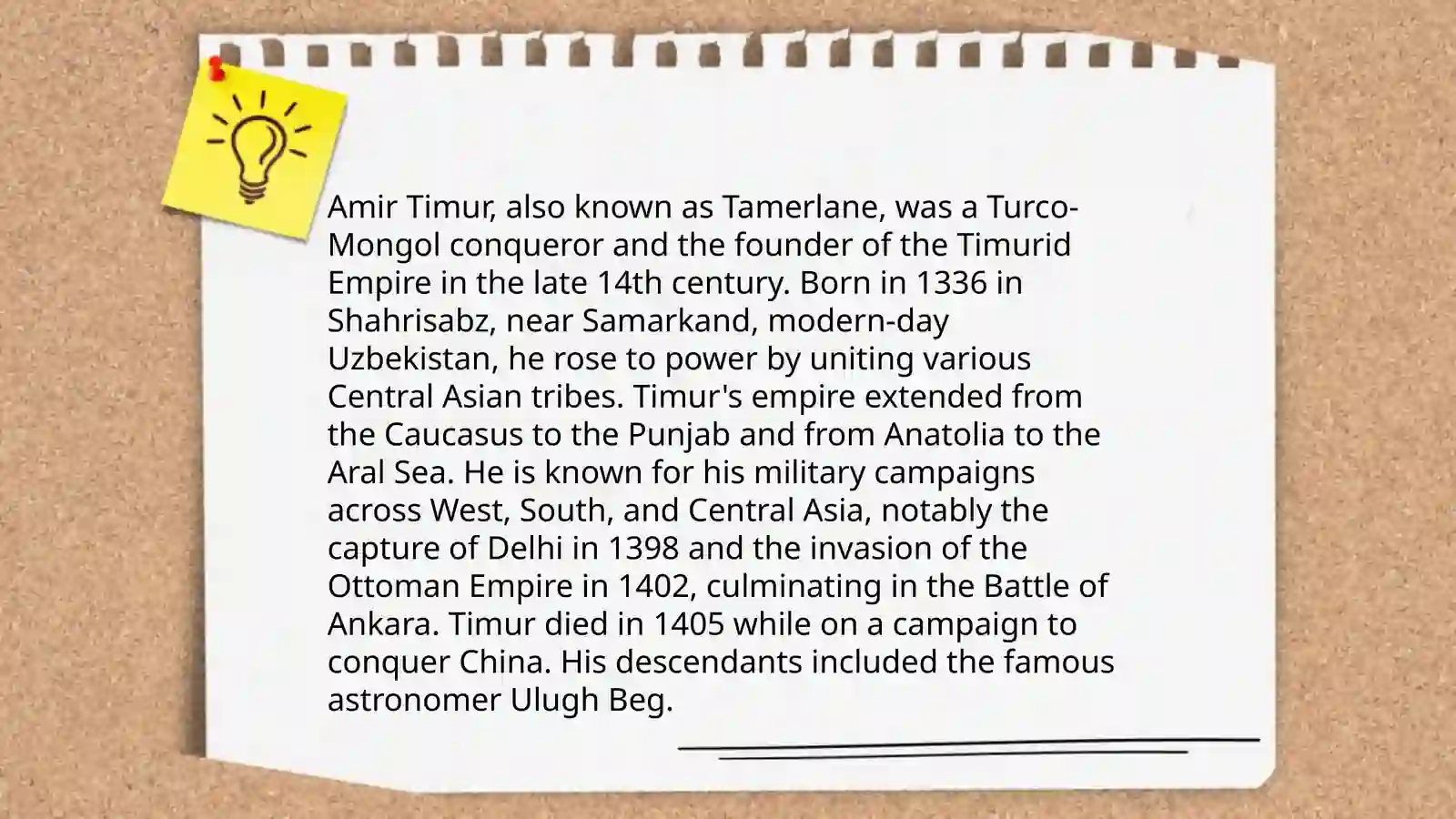 Amir Timur (Tamerlane) 3
