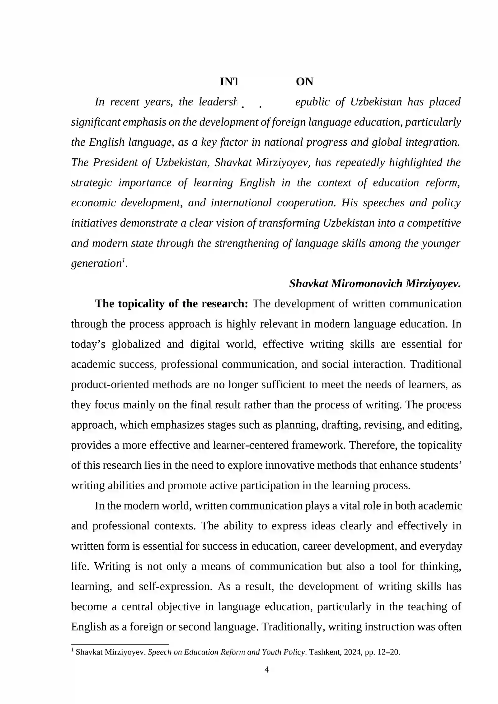 Developing Written Communication through the Process Approach 3
