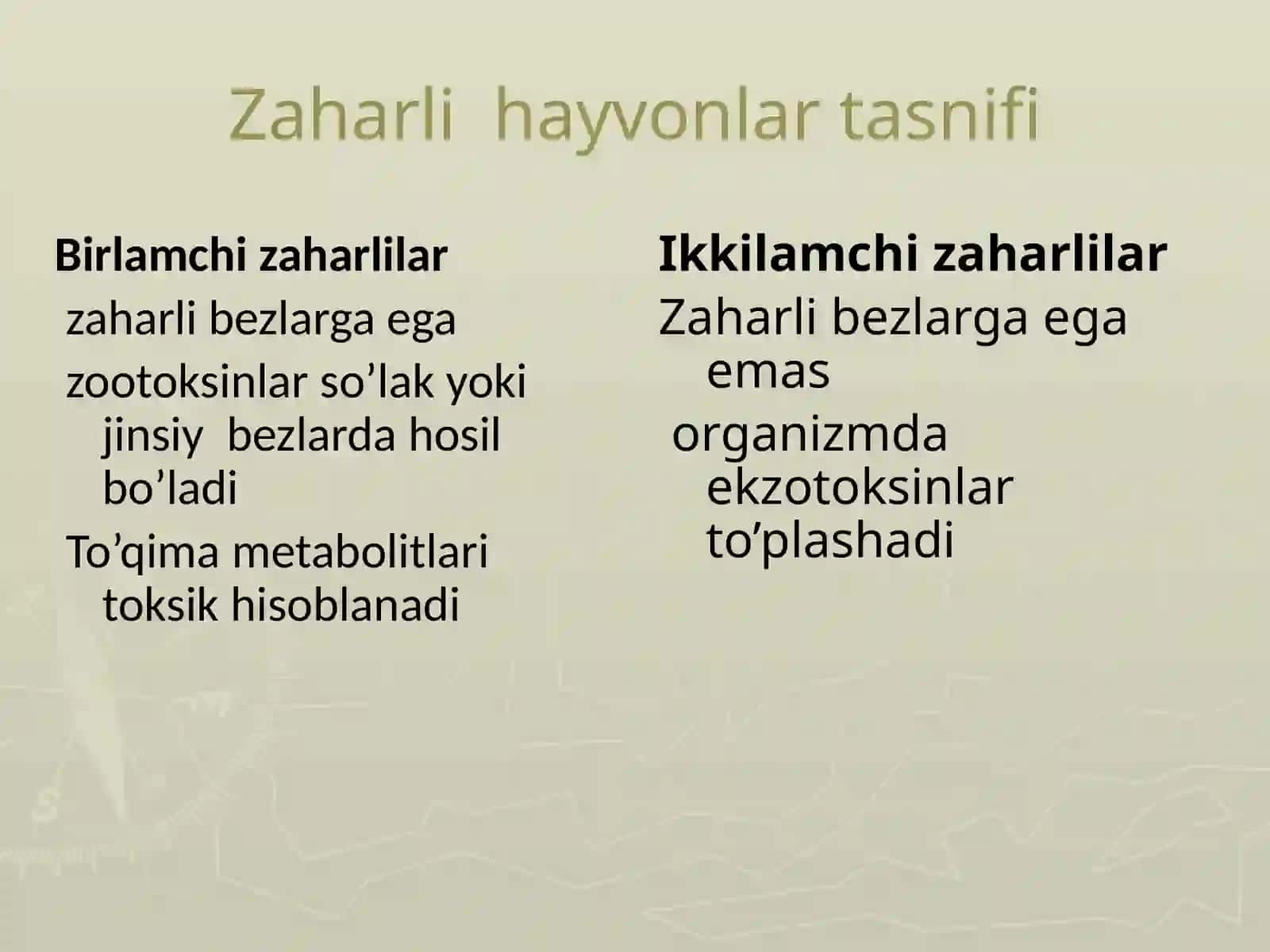 Zaharlihayvonlar 3