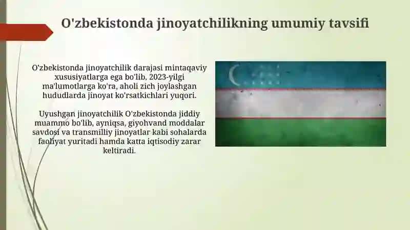 O'zbekistonda jinoyatchilikning umumiy tavsifi 3