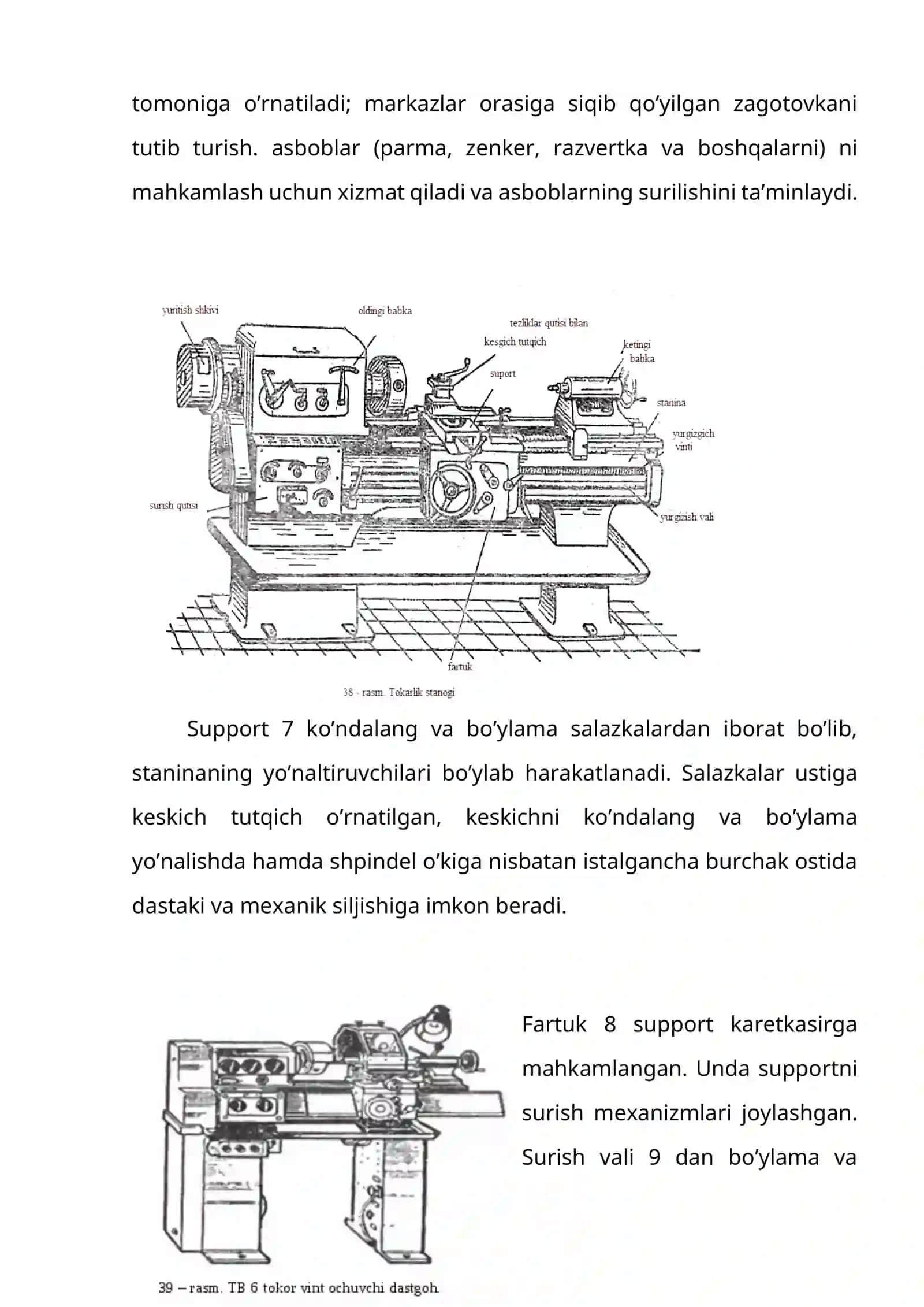 KESKICHLAR QO’LLANILISHI, TIPLARI, LOYIHALASH VA TAYYORLASHNI ALOHIDA HUSUSIYATLARI 3