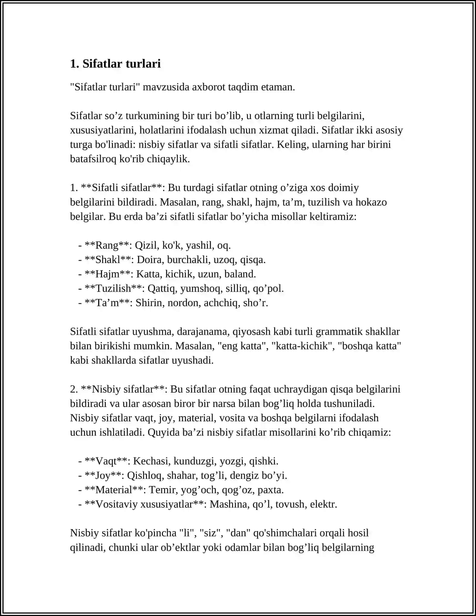 ADJECTIVE 3