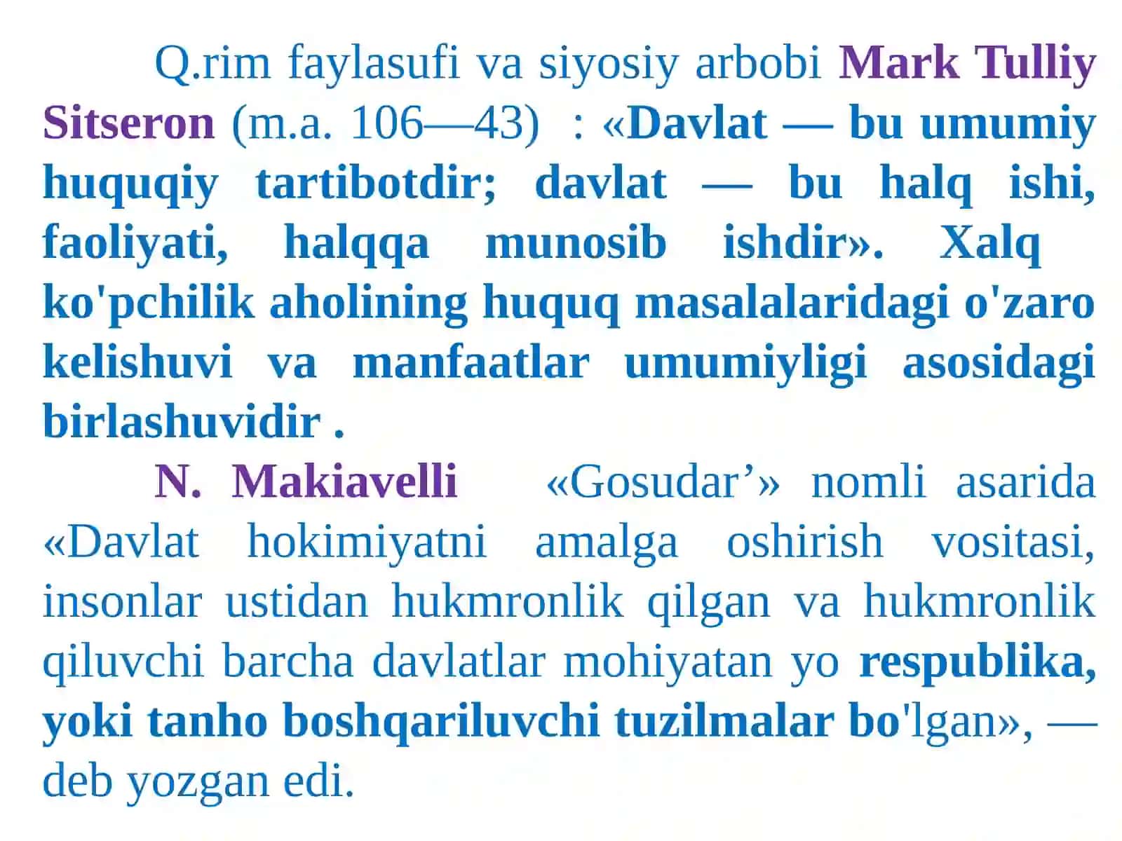 Davlat haqida Umumiy Ta’limot 3