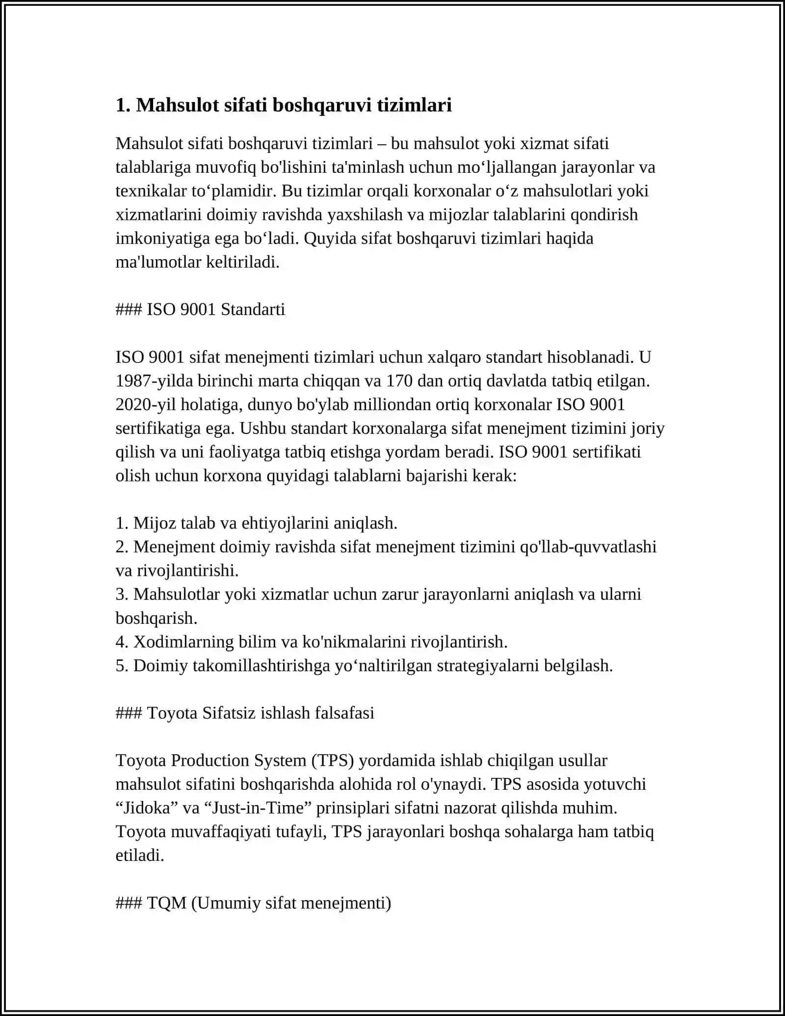 MAHSULOTNI SIFATI VA SIFAT BOWQARUVI 3