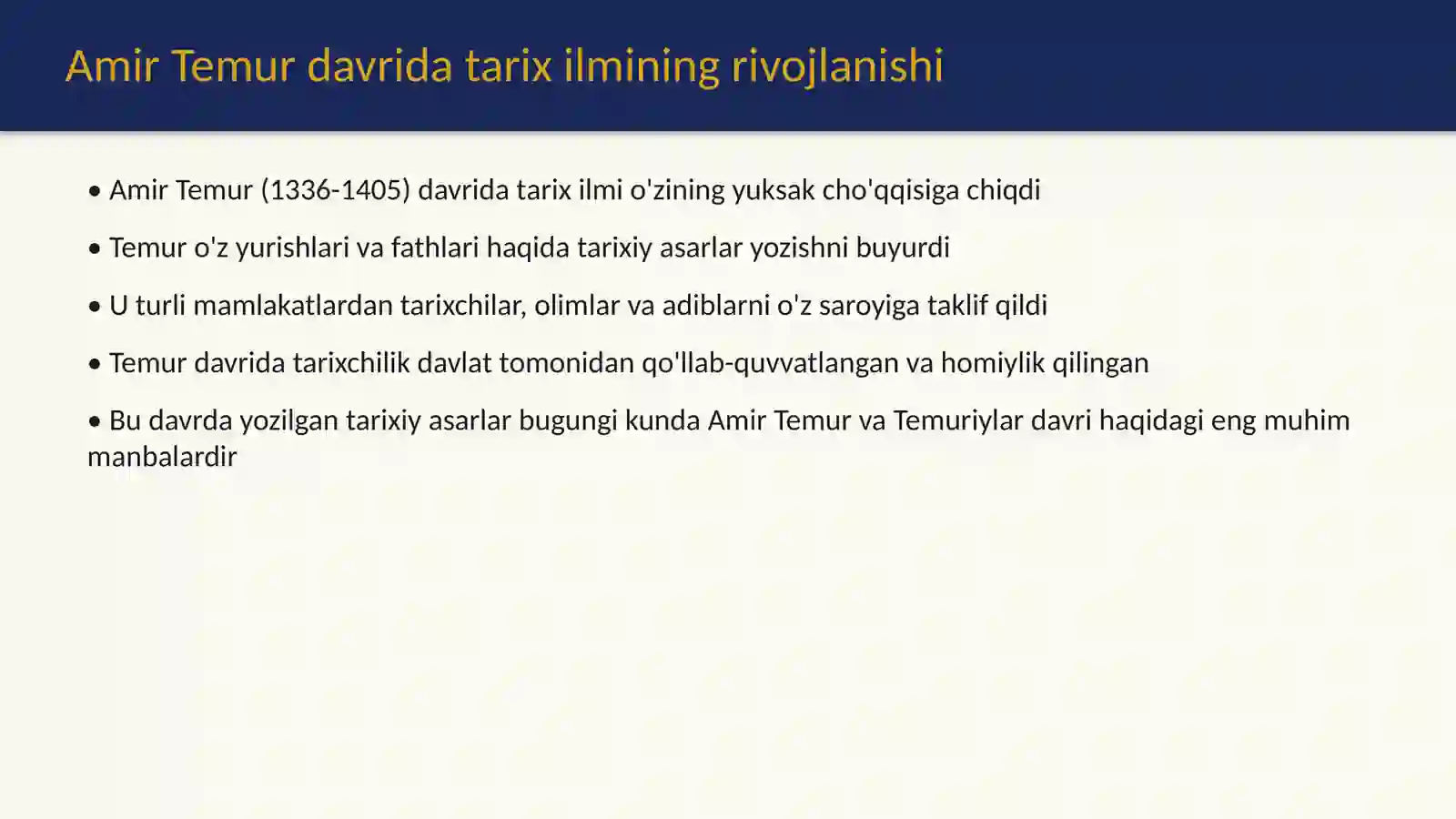 Amir Temur davrida yashagan tarixchi olimlar 3