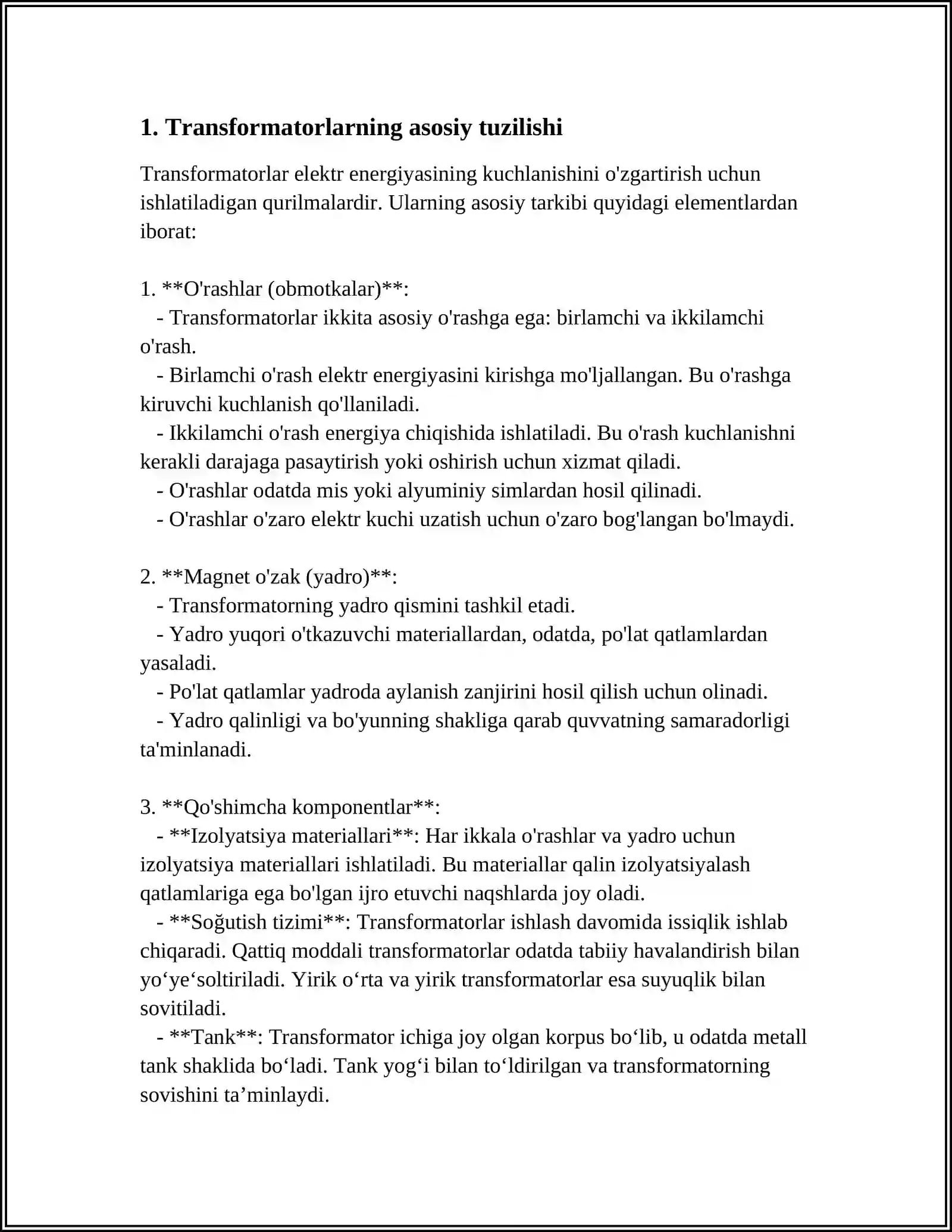 TRANSFORMATORLAR 3