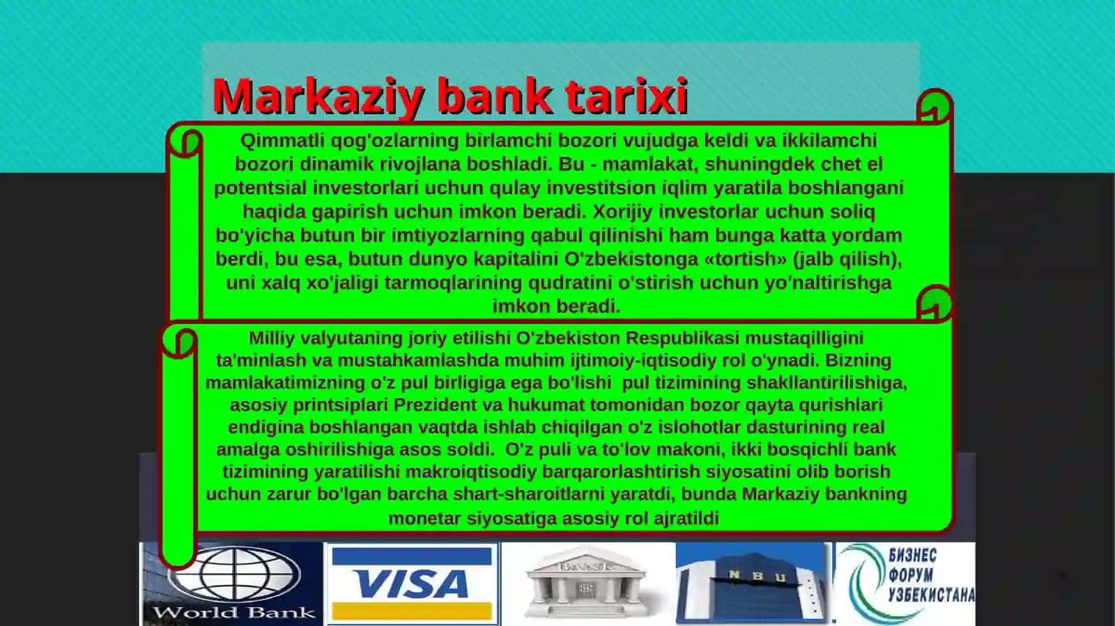 Banklarning balans tarkibi va daromadlari 3