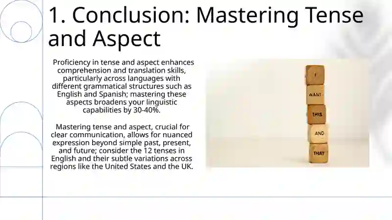 Tense and aspect 3