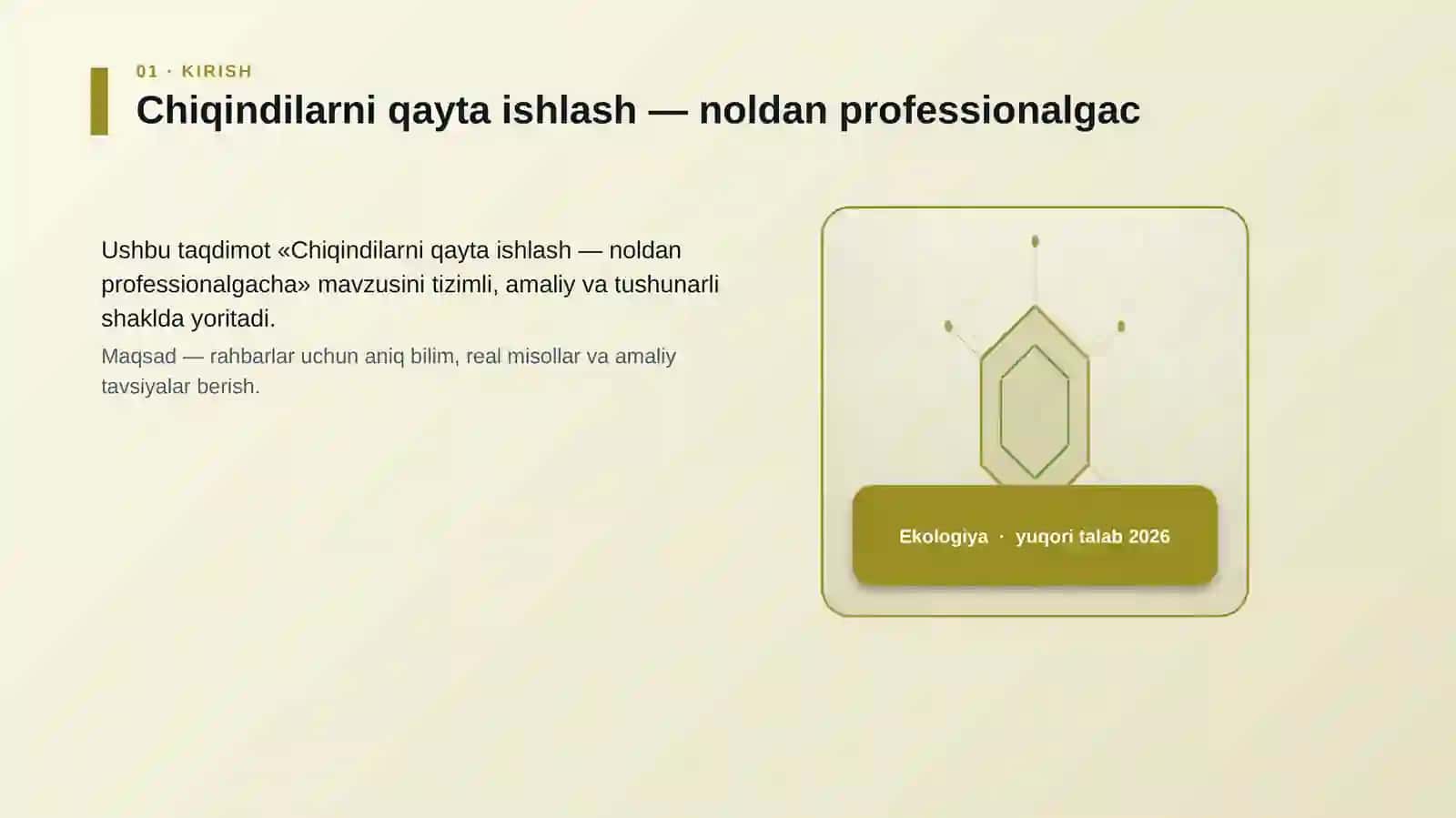 Chiqindilarni qayta ishlash — noldan professionalgacha 3