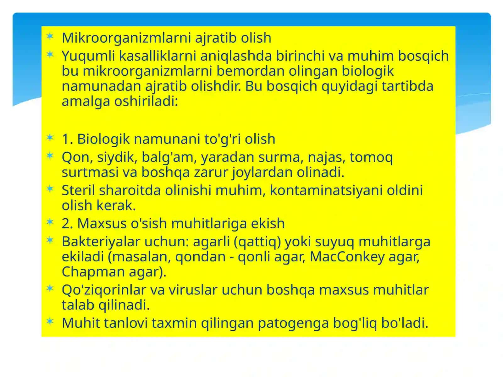 Angren Universitetida Volaash Ishi Fakulteti 23-1 Guruh Talabasi Ziyoxiddinov Jahongirning Mikrobiologiyafanidan Mustaqil Ishi 3