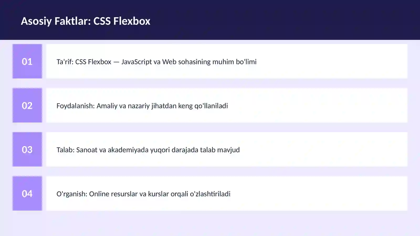 CSS Flexbox 3