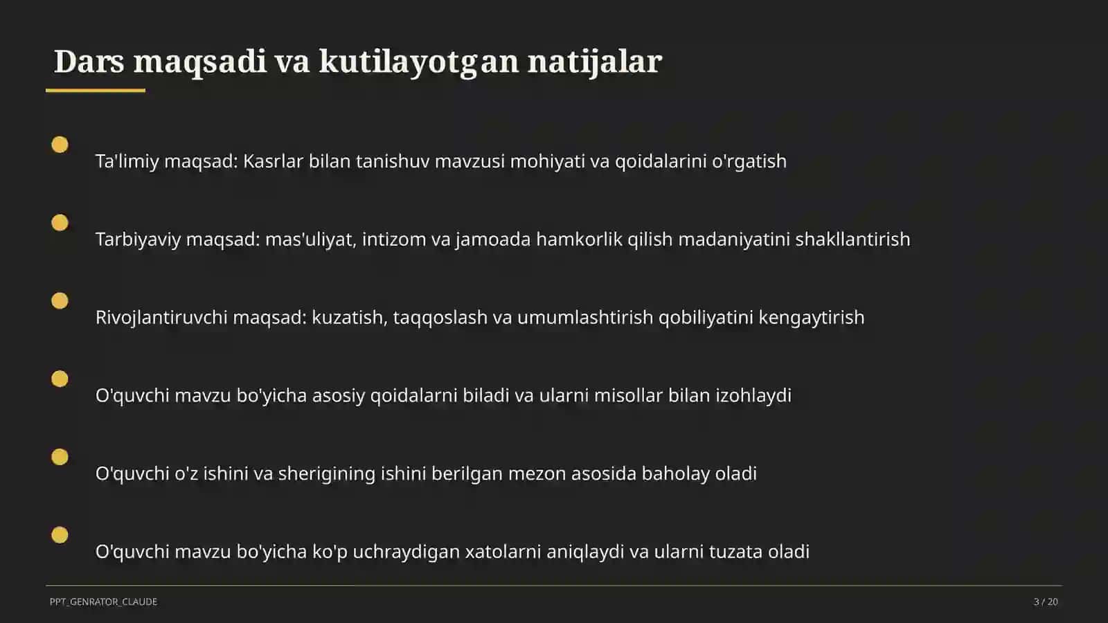 Kasrlar bilan tanishuv (4-sinf) 3