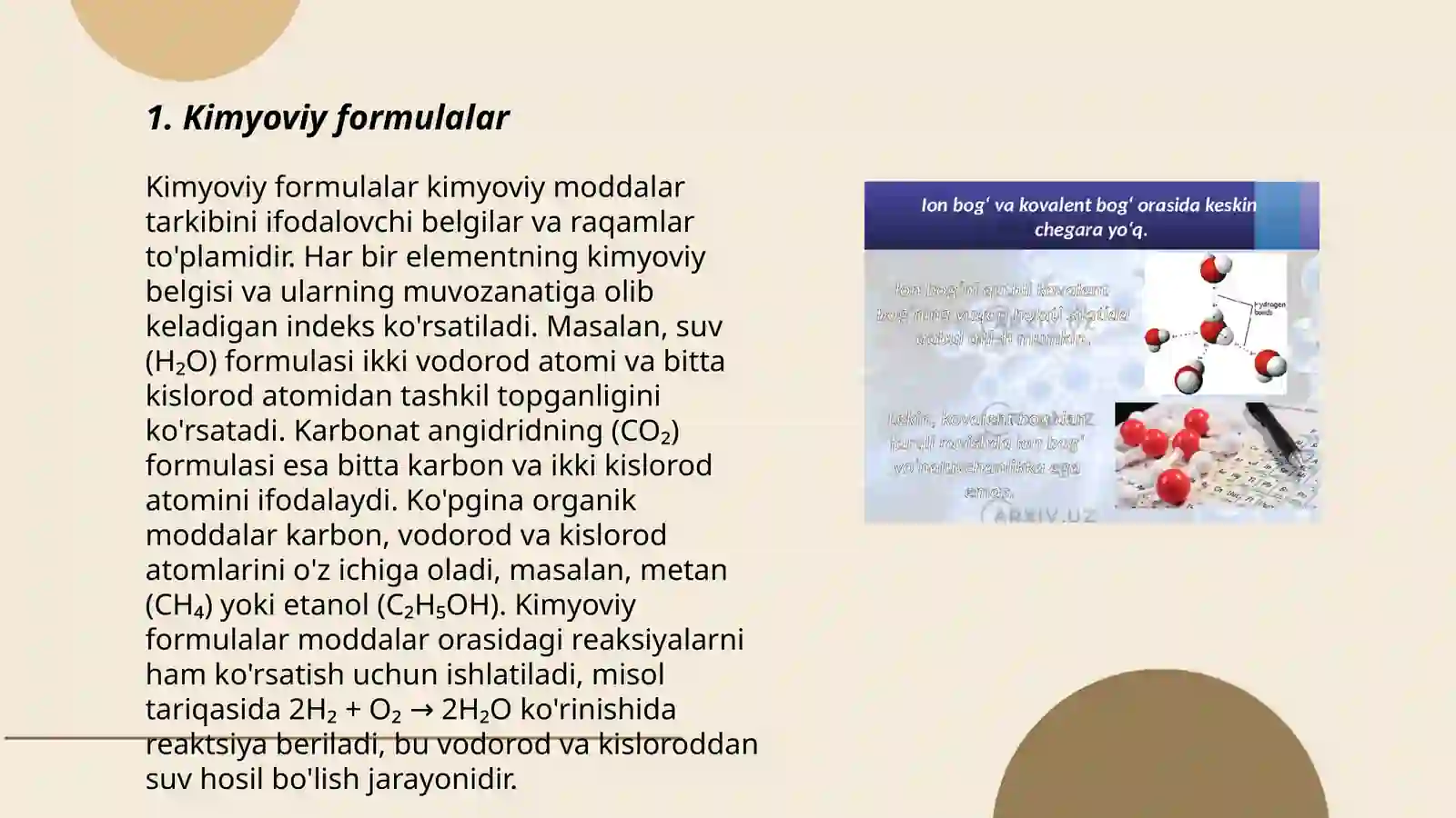Kimyoviy formulalar 3