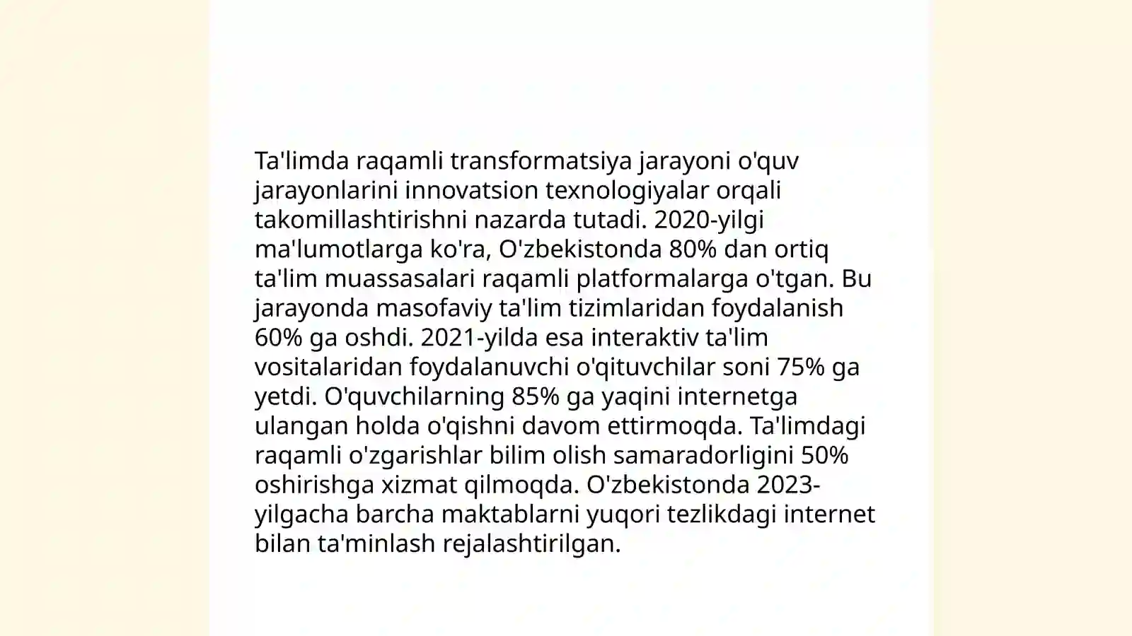 Ta'limda raqamli transformatsiya 3