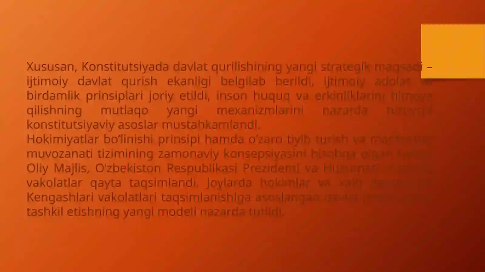 Yangitahrirdagi O‘zbekiston Respublikasi Konstitutsiyasi 3
