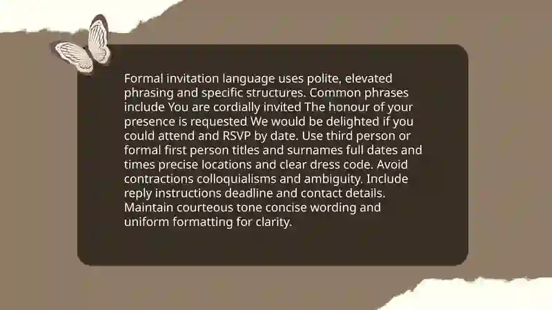 Invitations and responses 3