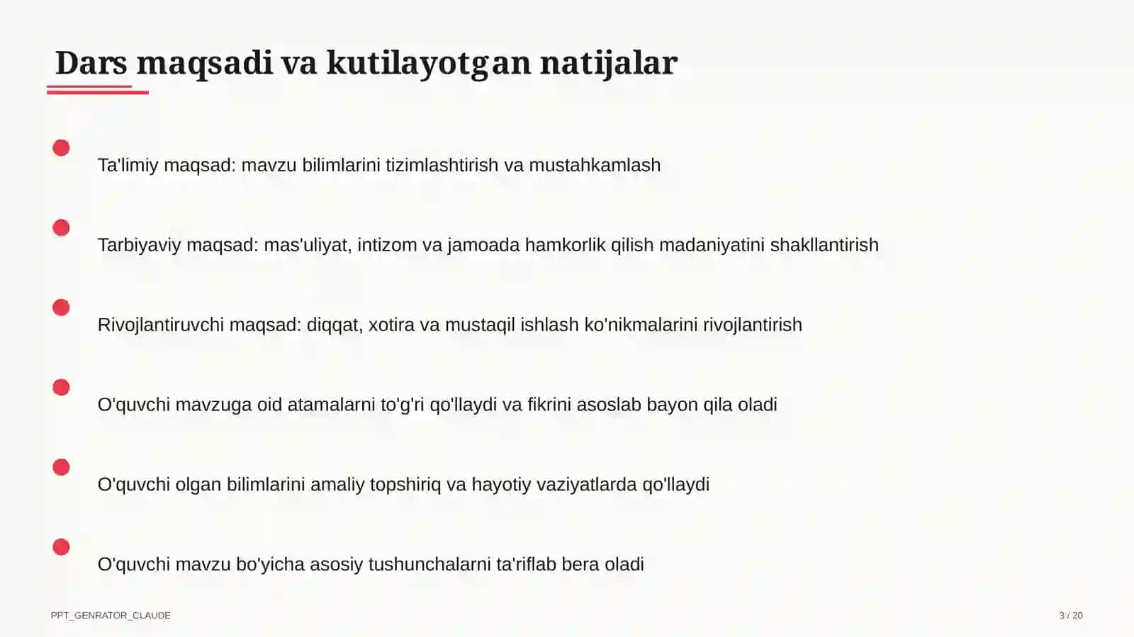 XX asrda O'zbekiston madaniyati va fani (10-sinf) 3