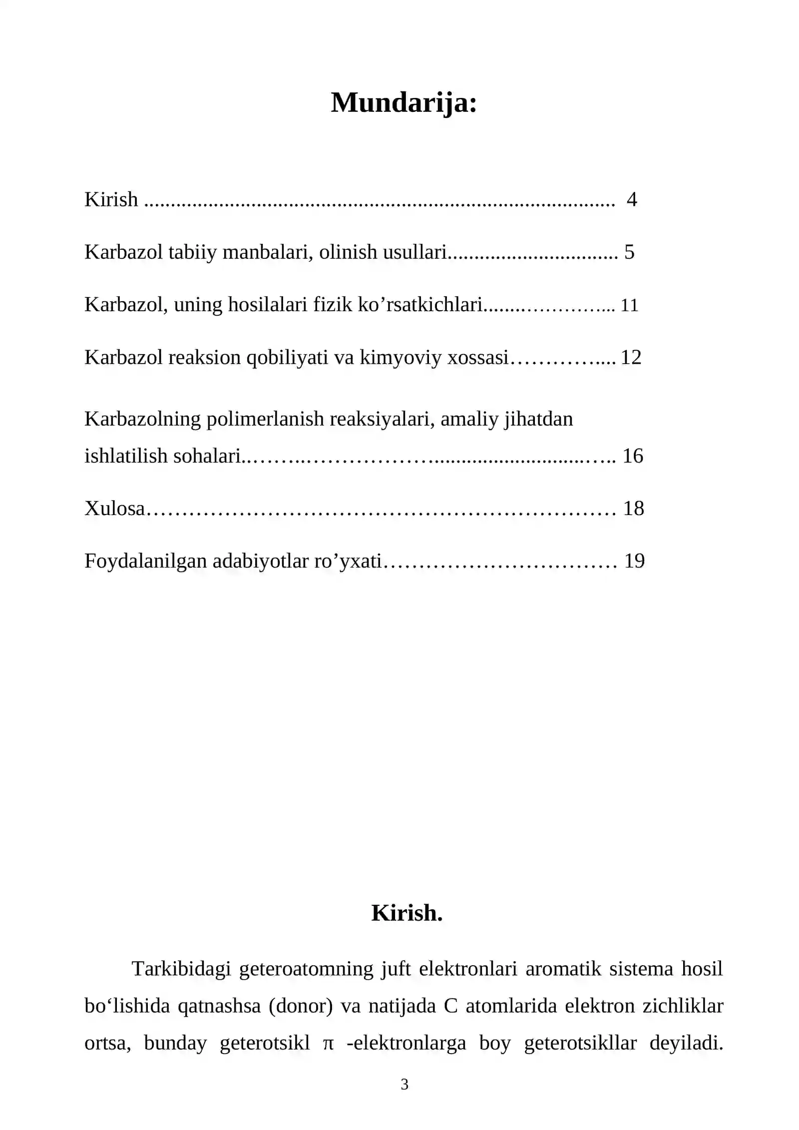 Karbazol va uning hosilalari 3