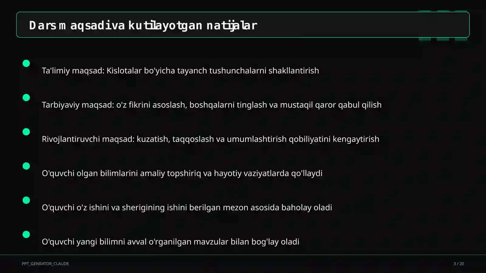 Kislotalar (8-sinf) 4