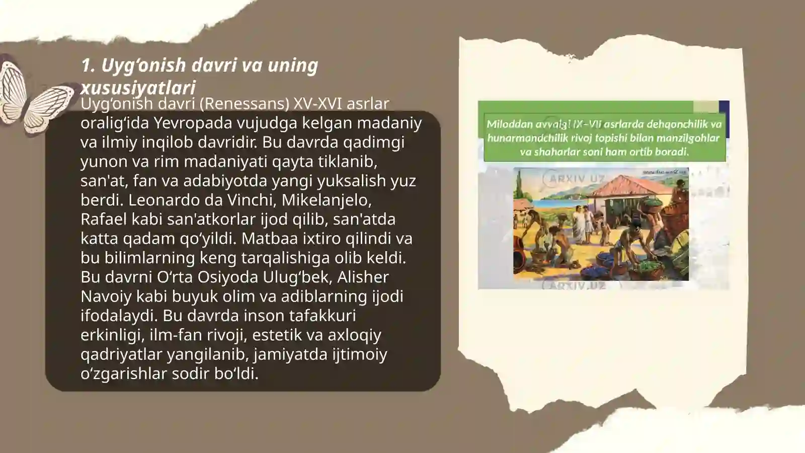 Uyg‘onish davri va uning xususiyatlari 3