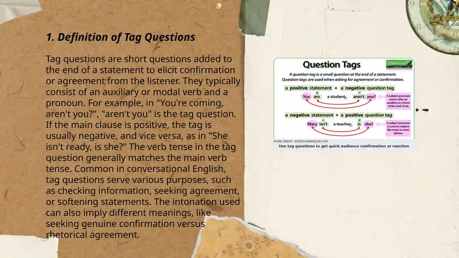 Tag question 3