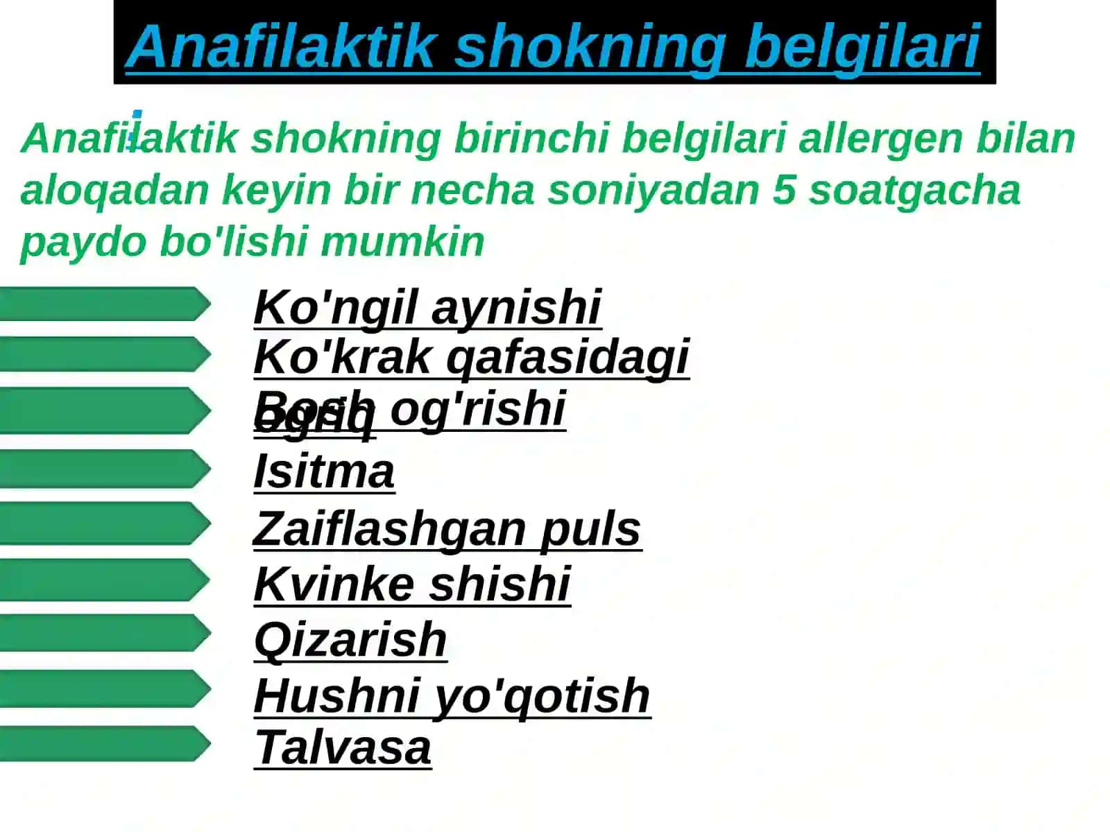 Allergik Reaksiyalar - Anafilaktik shok 3