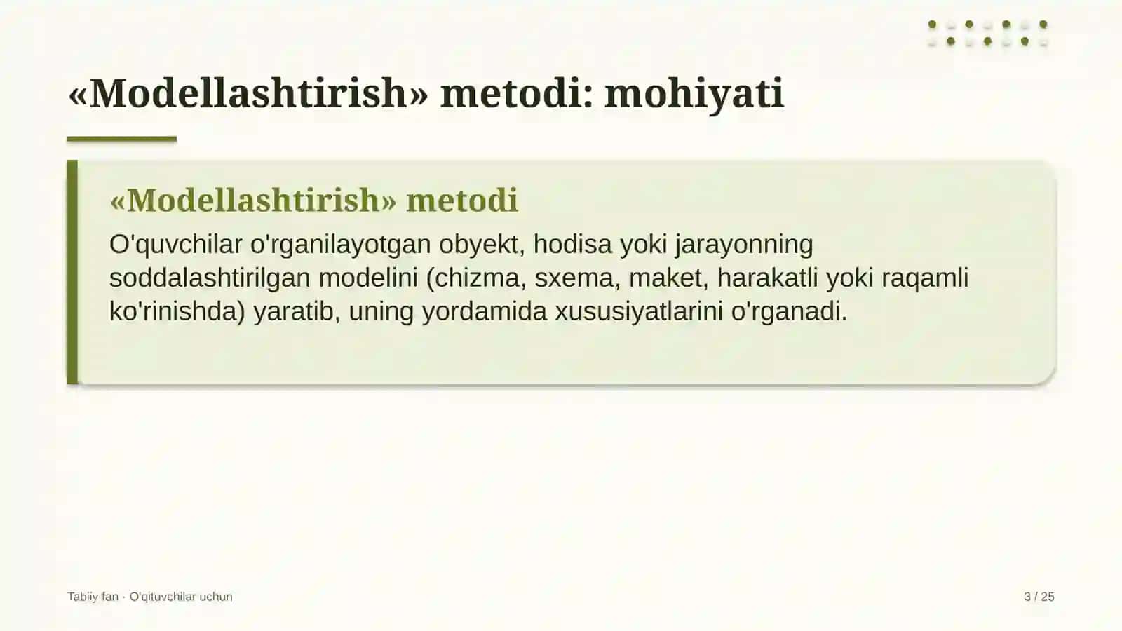 tabiiy fan darslarida modellashtirish metodidan foydalanish 9879 3