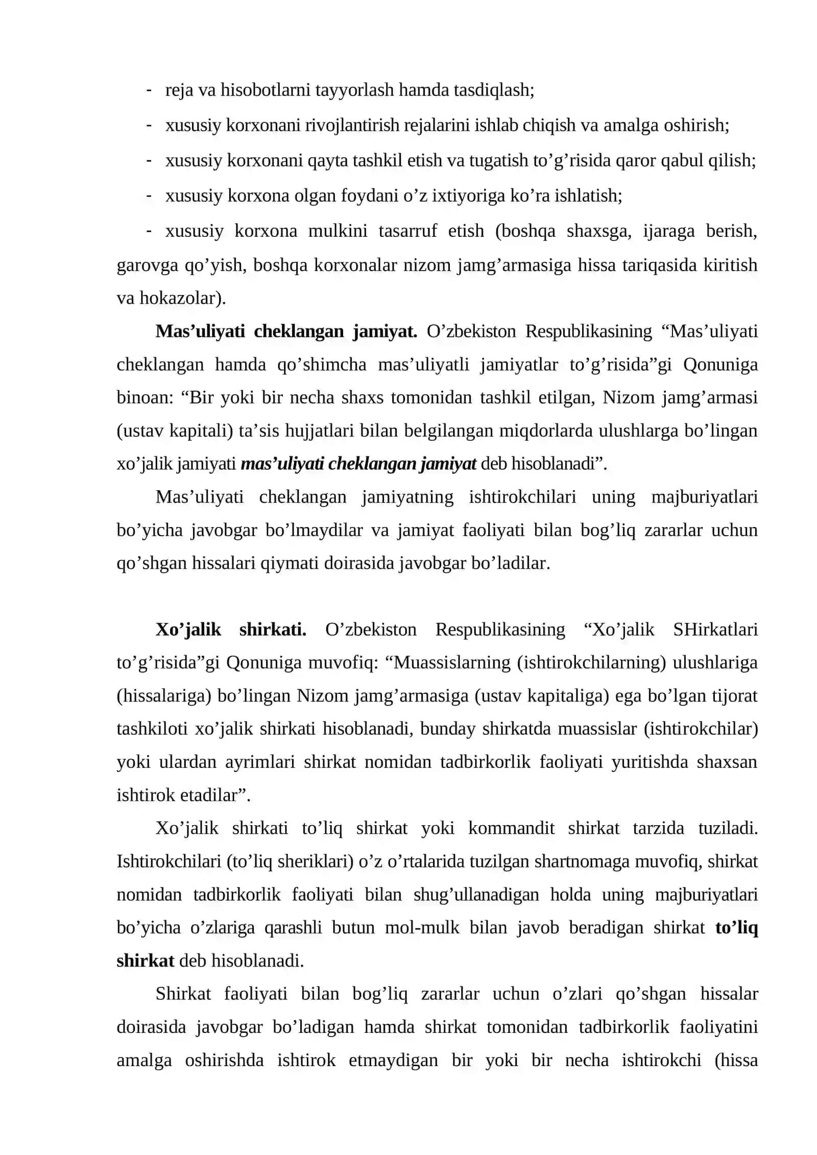 Korxonalar va ularning turlari 3
