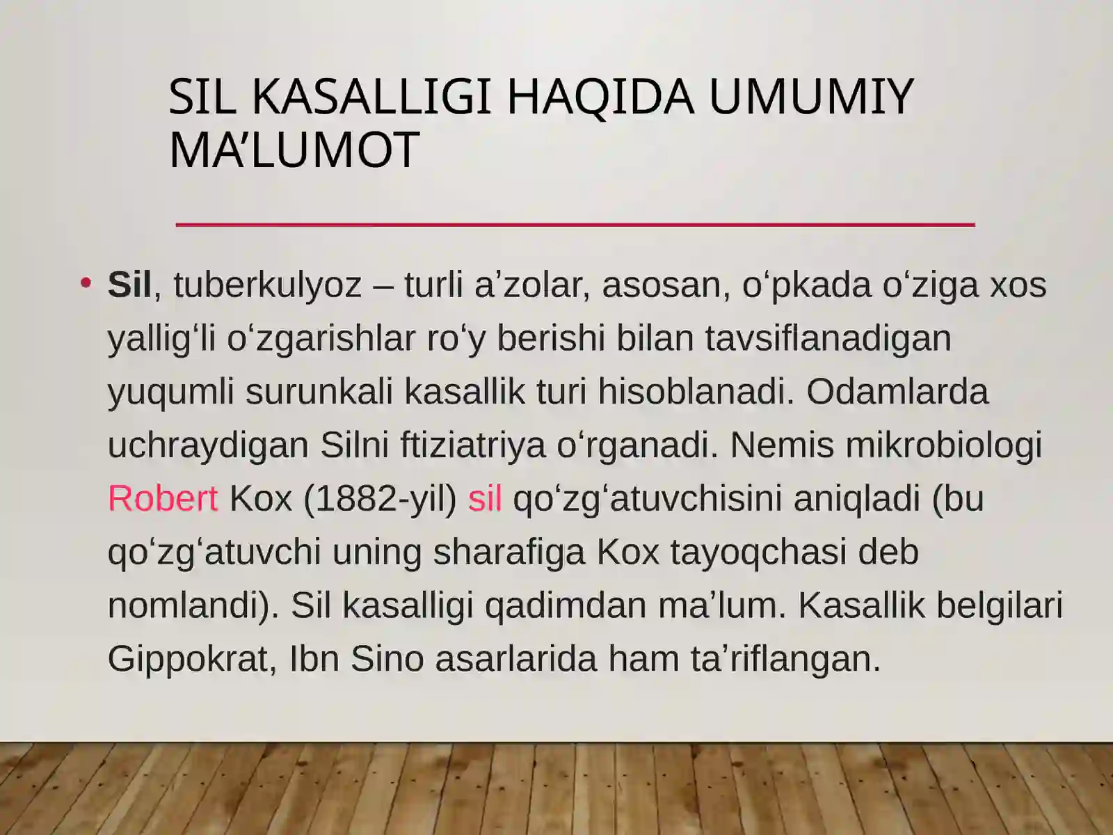Sil Kasalligi 3