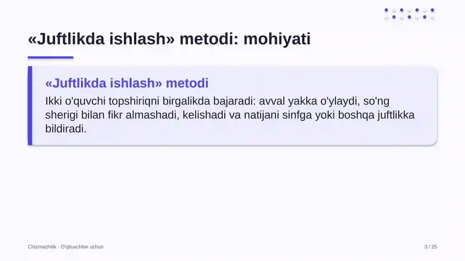 chizmachilik darslarida juftlikda ishlash metodidan foydalanish 1618 3