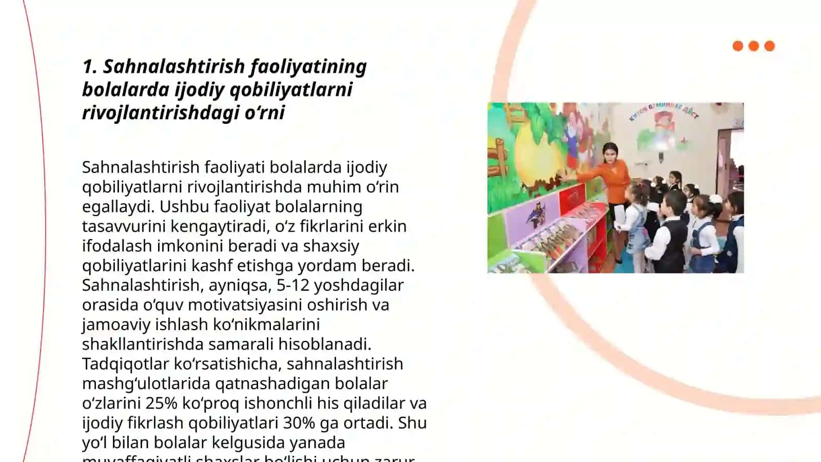 Sahnalashtirish faoliyati vositasida bolalarda ijodiy qobliyatlarni rivojlantirish 3