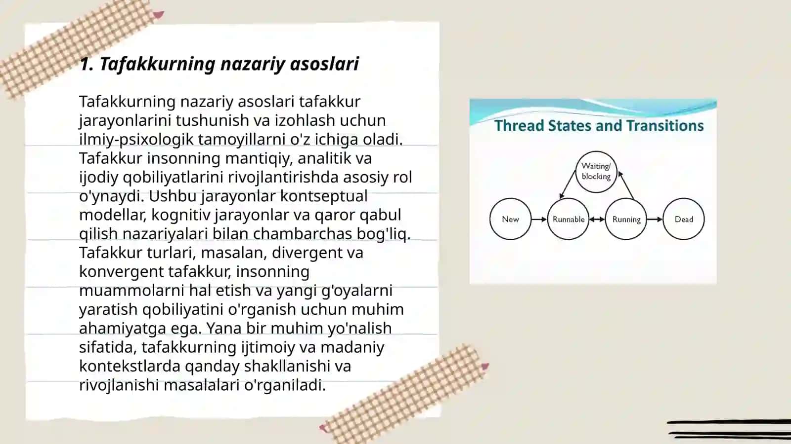 Tafakkurni diagnostika qilish metodlari 3