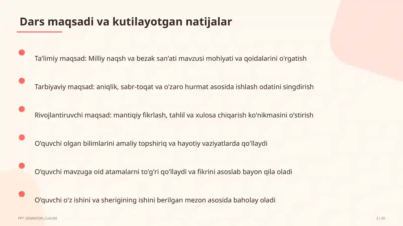 Milliy naqsh va bezak san'ati (3-sinf) 3