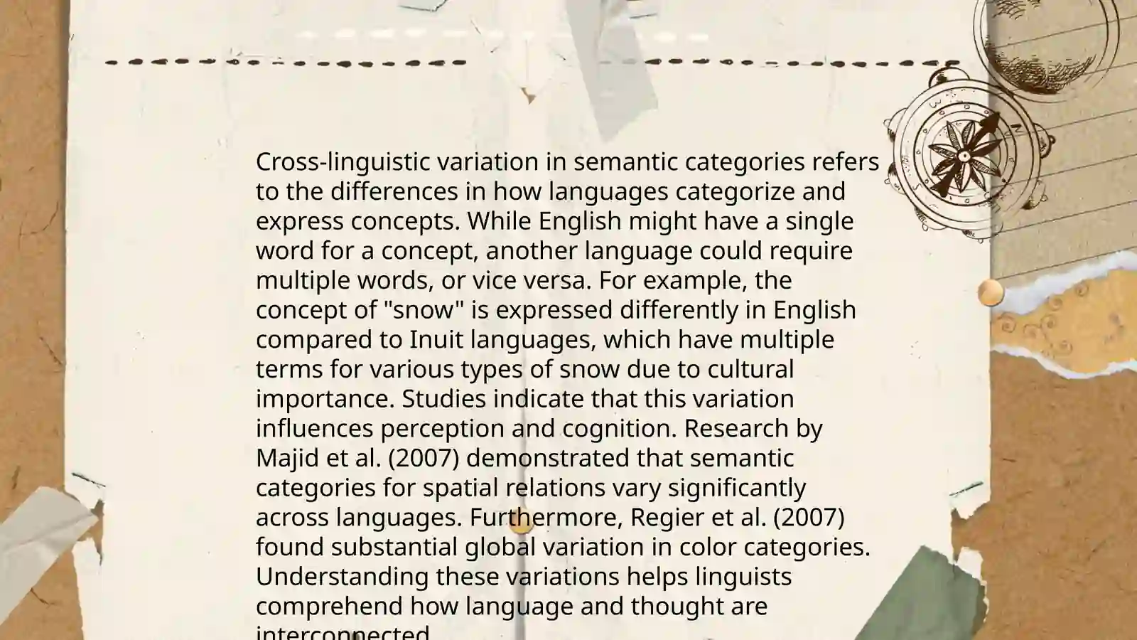 Semantic typology 3