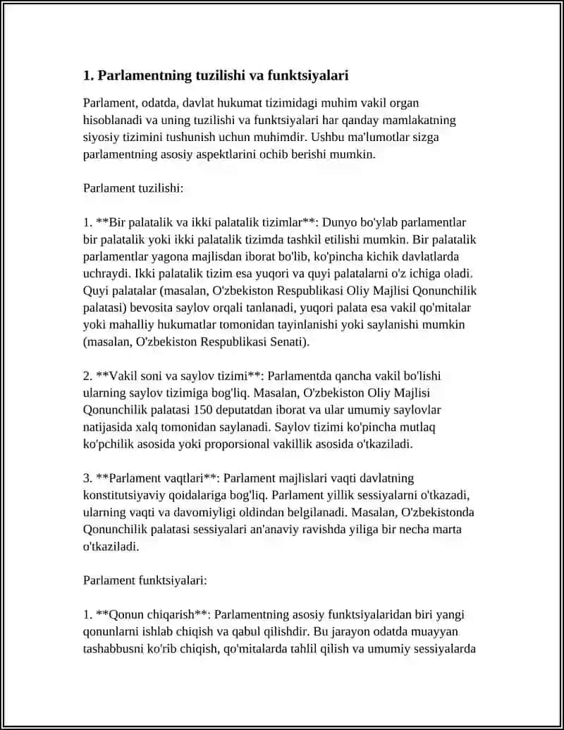PARLAMENT VA INSTITUTSIONAL QAYTA QURISH 3