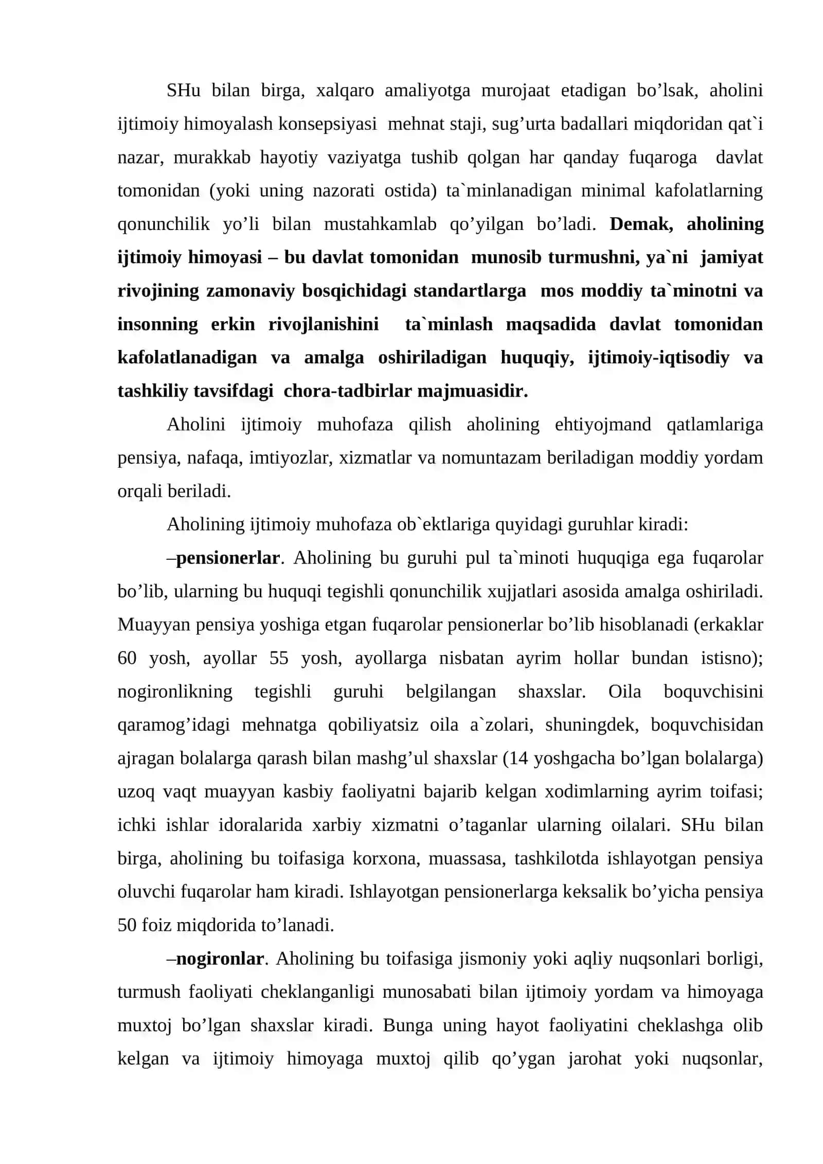 Аhоlini ijtimоiy muhоfаzа qilish tizimi 3