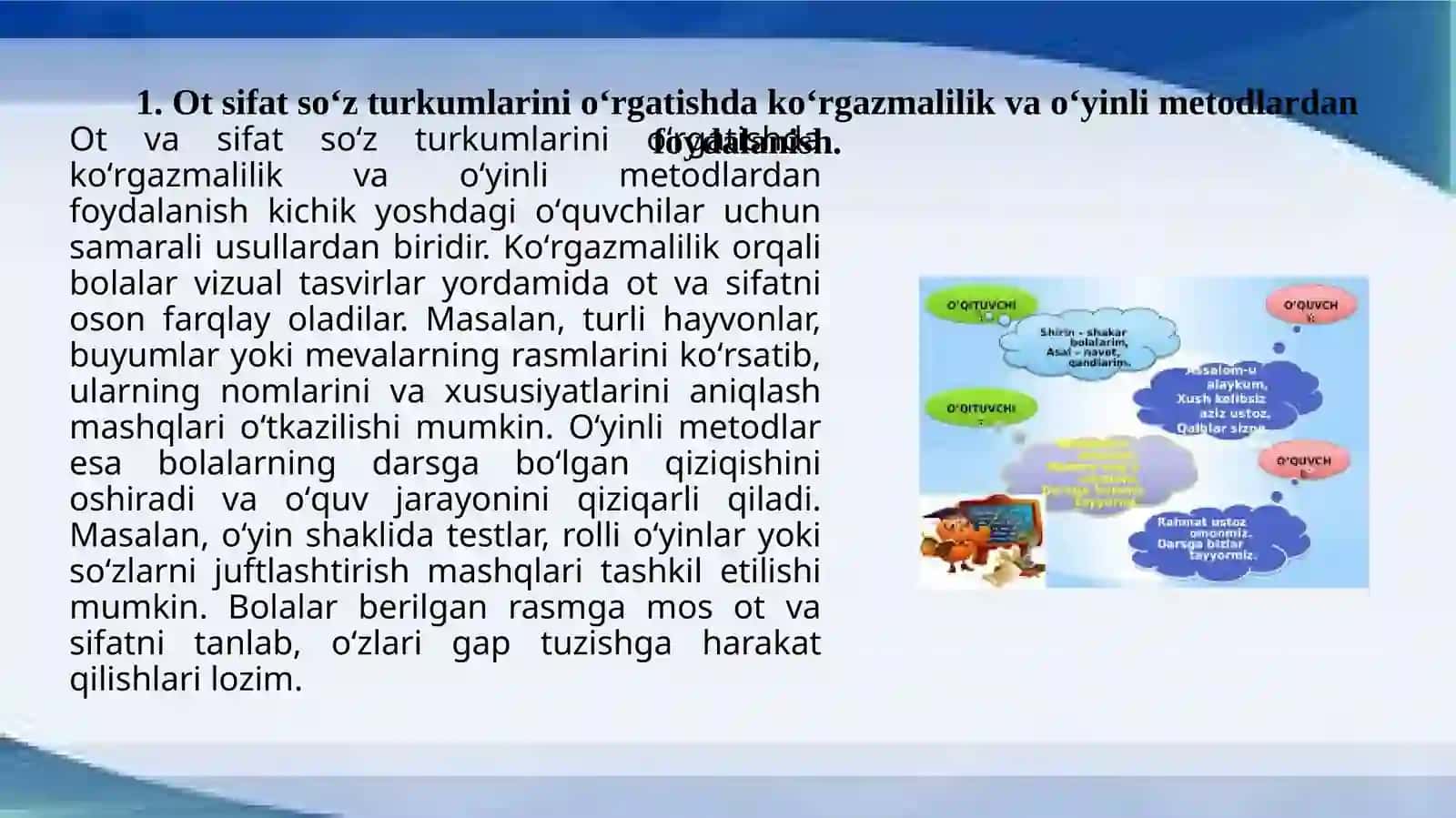 Otsifatsoʻzturkumlarini oʻrgatish 3