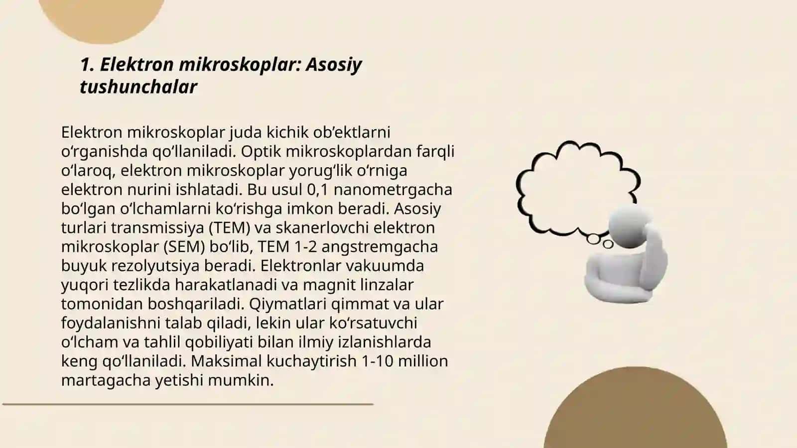 Elektron mikroskoplar skanerlovchi va transmission mikroskoplar usullarining biologiya va tibbiyotdagi ahamiyati 3