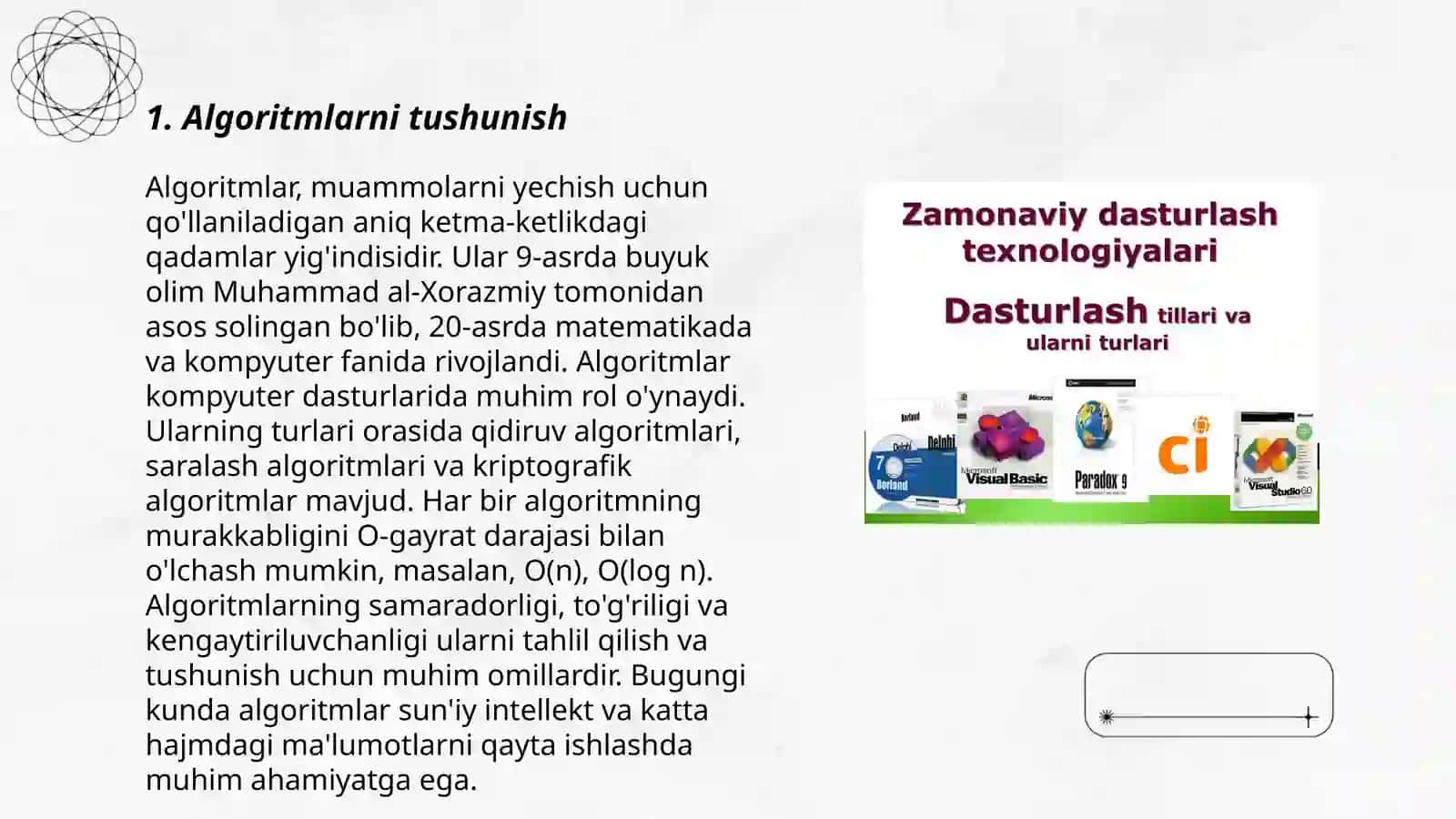 Algoritmlar va Dasturlash 3