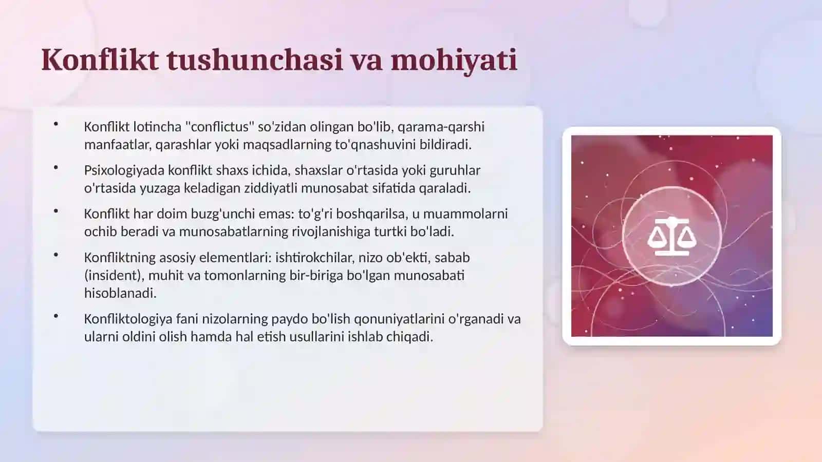 Konfliktlar psixologiyasi va nizolarni hal qilish yo'llari 3