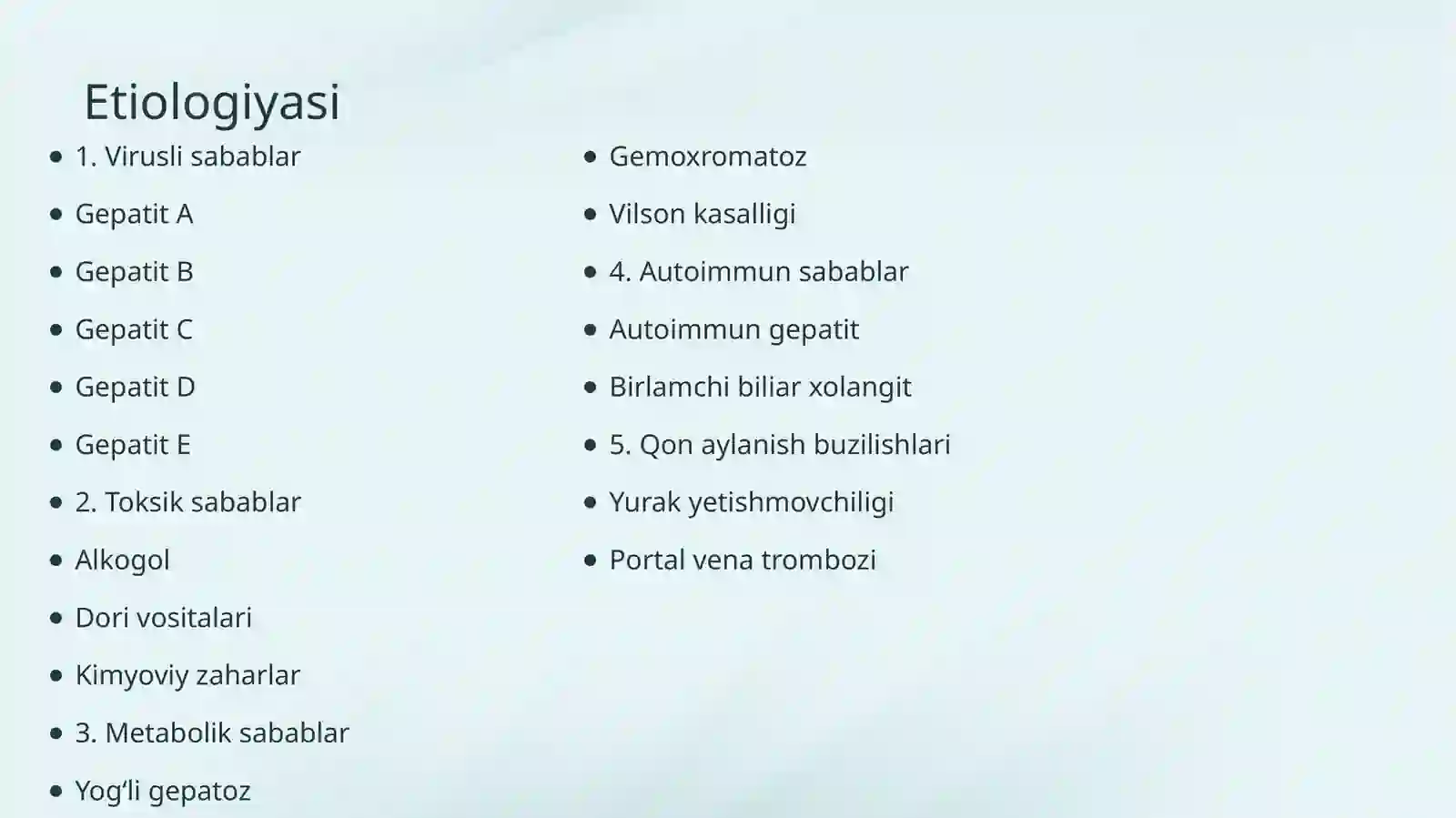 Jigar kasalliklari 3