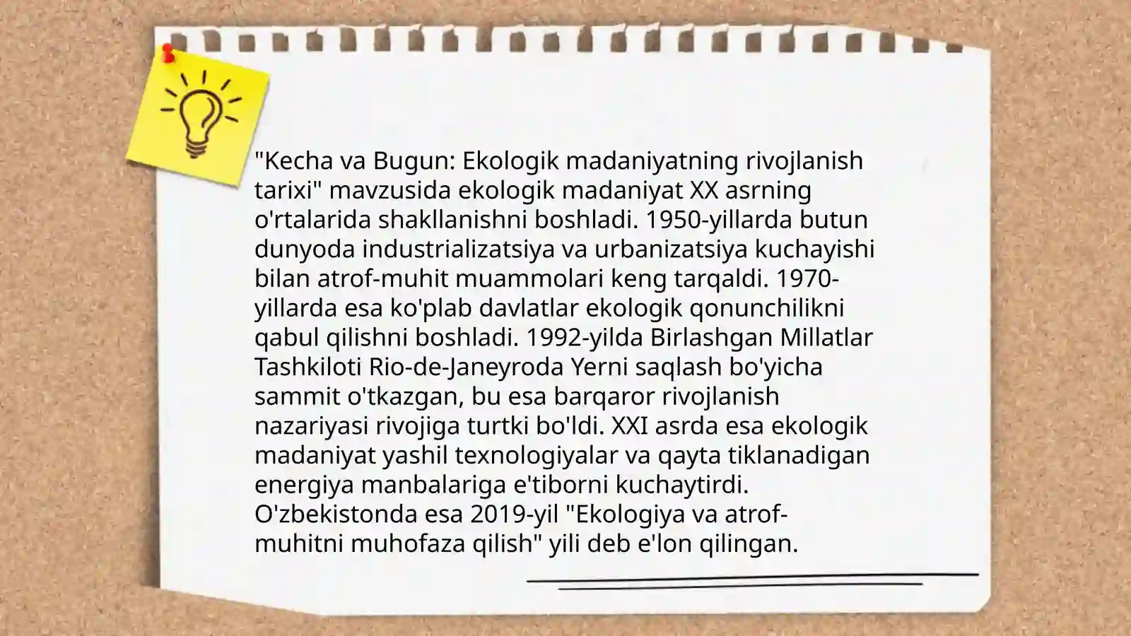 Ekologik madaniyat. Kecha, bugun, kelajak 3
