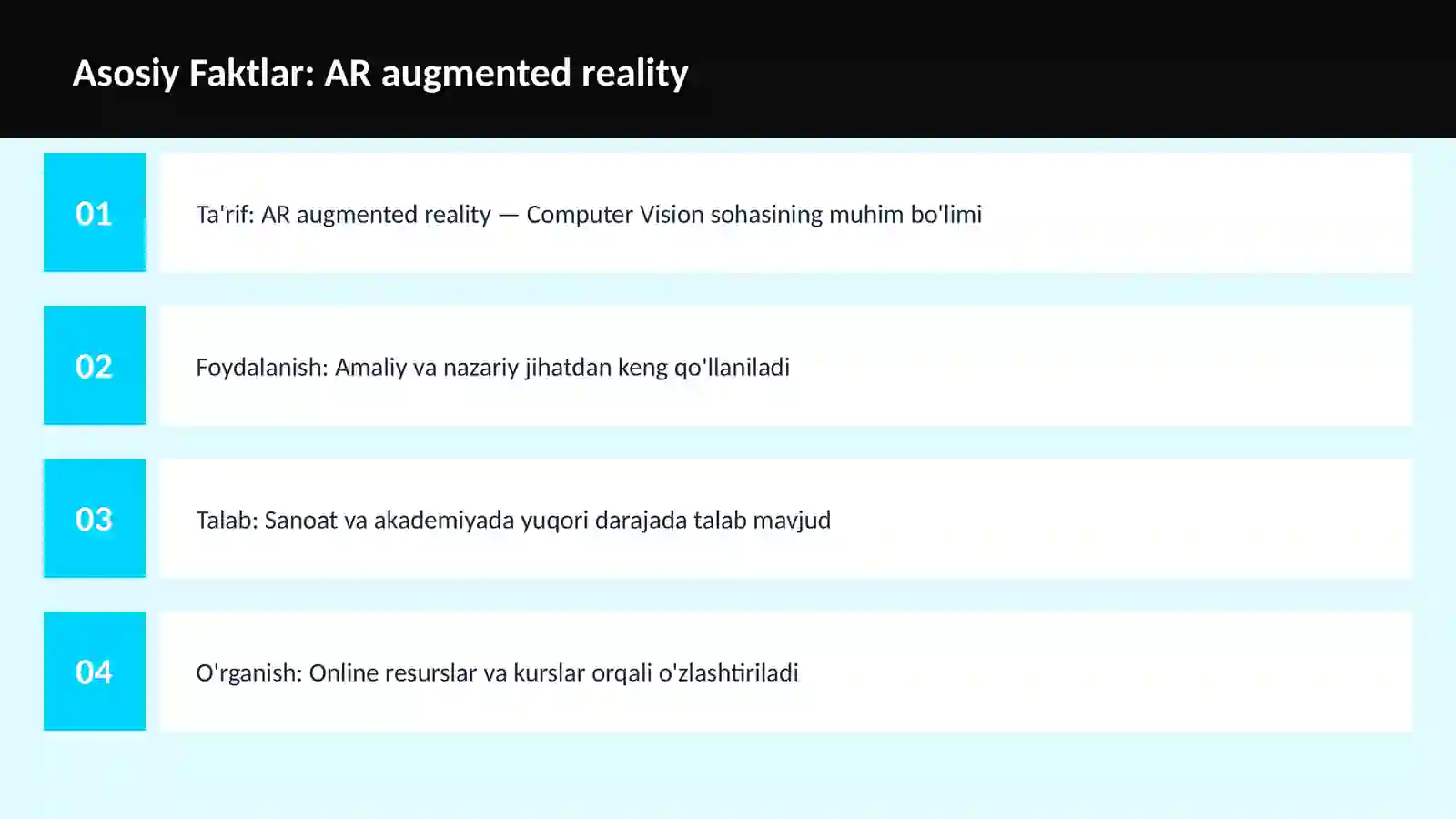 AR augmented reality 3