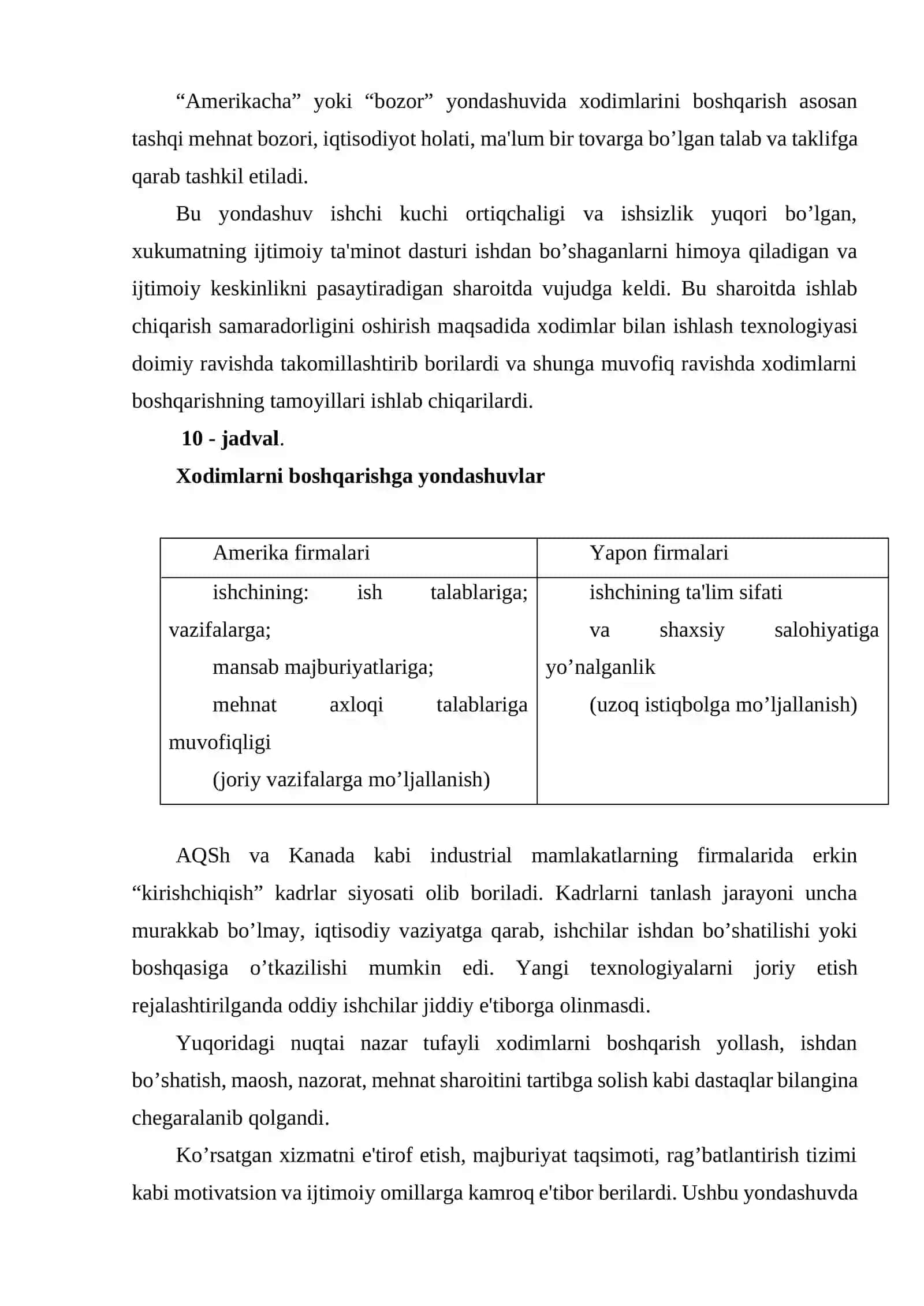AQSH va Yaponiyada xodimlarni boshqarish markazlarining rivojlanish tеndеntsiyalari 3