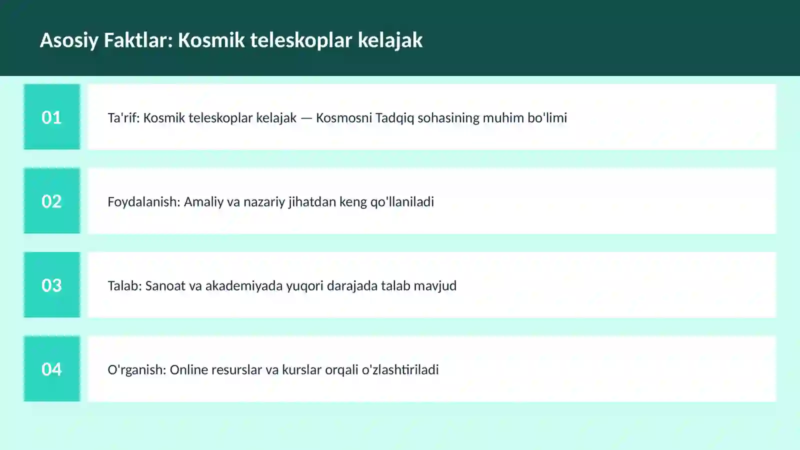 Kosmik teleskoplar kelajak 3