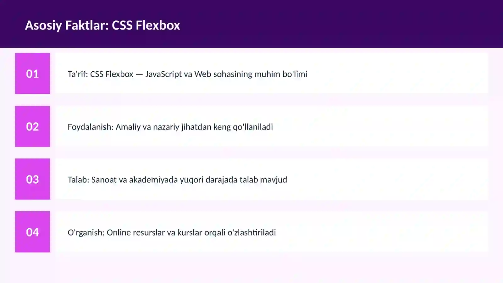 CSS Flexbox 3