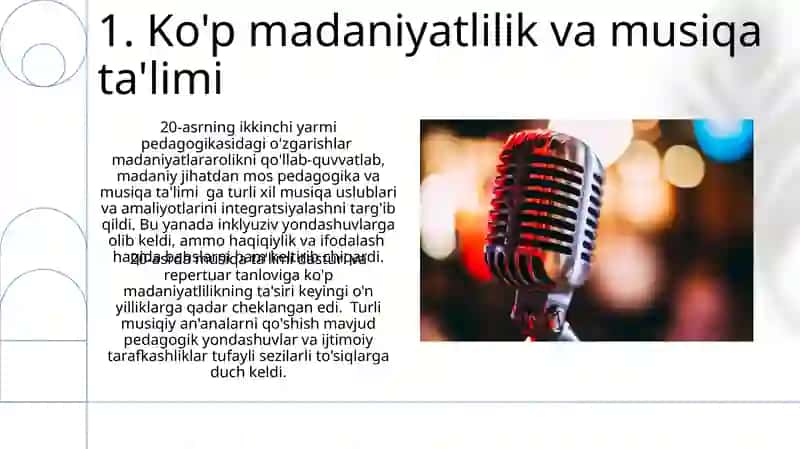 1920-90-yillardagi musiqa oʼqitish metodikasi (taʼlimini oʼrganish) 3